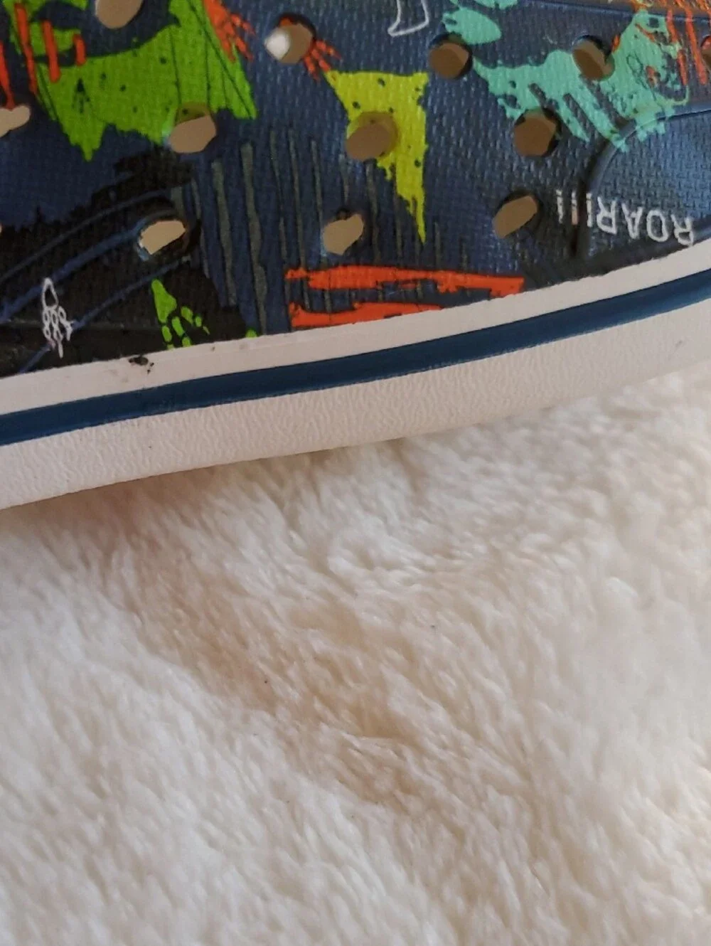 Funcoo Plus Kids Dinosaur Sandals Toddler Size 7 Slip-On Shoes NWT